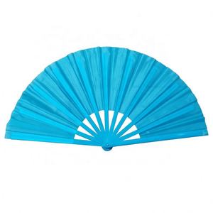 Suministro directo de fábrica Costillas de plástico coloridas Abanicos plegables a mano Ventilador grande Rave para fiesta y regalo - Product Image 3