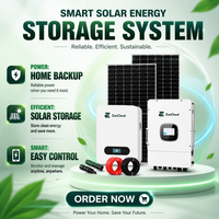 Sistem Penyimpanan Tenaga Surya Lithium Ion 5kW-20kW yang Andal dengan Pengontrol MPPT dan Garansi 25 Tahun untuk Cadangan Rumah