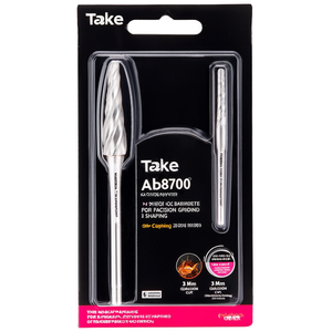 Ttake Ab8700 Ball Nose Tapered Rotary Burr 3 Mm Solid Carbide For Precision Grinding And Shaping - Product Image 2