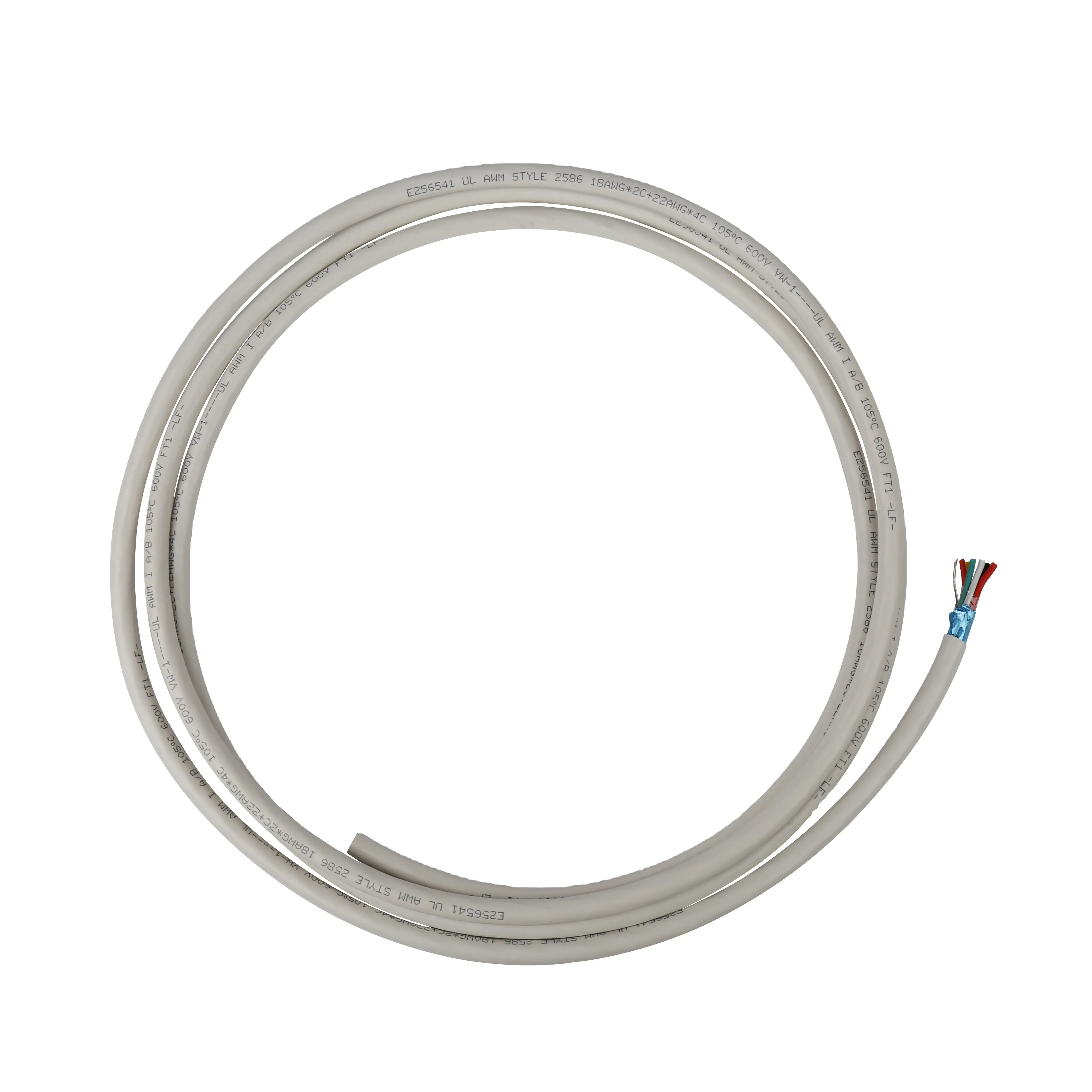 18 AWG verzinntes Kupfer PVC Kabel Draht UL1015 für elektrische Geräte