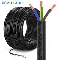 JZD Royal Cord Câble Flexible RVV 2-5 Core 0.75-6mm Fil Électrique Conducteur Toronné en Cuivre avec Isolation en PVC H05VV-F Puissance