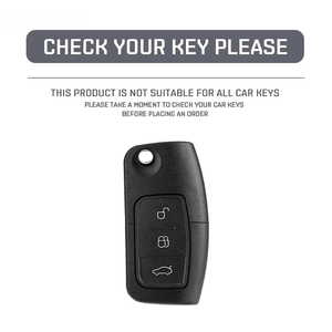 Funda Protectora para Llaves de Coche de Fibra de Carbono ABS para Ford Fiesta Focus 2 Ecosport Kuga Escape Falcon Territory B-Max C-Max Galaxy Accesorios - Product Image 3