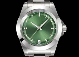 Montre de sport mécanique multifonctionnelle pour femmes, en acier inoxydable, étanche, à la mode, verte - Product Image 3