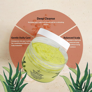 Dầu gội muối tẩy tế bào chết dưỡng da đầu Rosemary, làm sạch, giải độc da đầu, trị gàu, dành cho nam nữ, dùng số lượng lớn, cung cấp bởi OEM. - Product Image 2