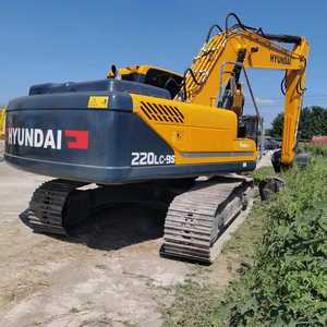 Excellent Prix Grande Excavatrice sur Chenilles d'Occasion Hyundai 220LC-9S EPA CE 22 Tonnes avec Climatisation pour la Construction - Product Image 3