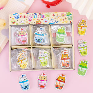 可爱饮料造型卡通儿童文具铅笔橡皮幼儿园礼物批发学习用品创意 - Product Image 1
