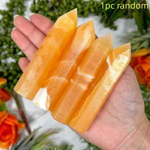 Pilar de Calcita Amarilla Miel, Cristal Curativo Natural de Alta Calidad, Pulido a Mano, para Decoración Feng Shui, Venta al Por Mayor - Product Image 3