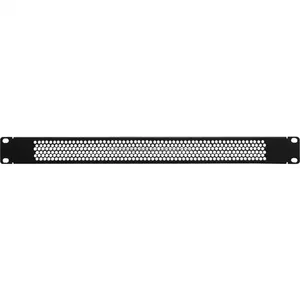 Metal Meshed 1U 19 pollici Server Network Rack Enclosure sfiato perforato Blank Rack Mount Panel Spacer con lati piegati