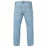 Jeans en coton classiques à cinq poches pour hommes, coupe régulière, denim fiable, décontracté, à porter tous les jours toute la journée