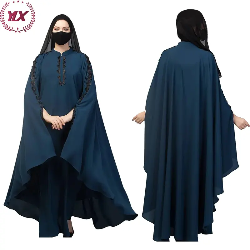 2023 겨울 여성 두바이 맥시 아바야 따뜻한 편안한 긴 드레스 도매 전통적인 이슬람 카프탄 숙녀