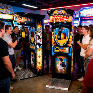 Neofuns <span class=keywords><strong>FUNTIME</strong></span> FT-NA01 Máquina de grúa recreativa operada con monedas, juego de arcade de boxeo definitivo, enchufe estadounidense, personalizable - Product Image 1