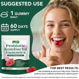 Оптовая продажа: 60 жевательных конфет Lenm со вкусом ягод, пробиотические жевательные конфеты с комбучей для баланса кишечника, улучшения пищеварения, поддержки иммунитета и энергии - Product Image 6