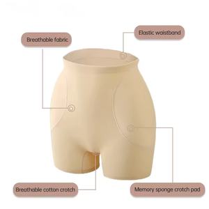 <span class=keywords><strong>Bragas</strong></span> levantadoras de glúteos para mujer, moldeador de cuerpo de glúteos falsos, ropa interior acolchada, <span class=keywords><strong>bragas</strong></span> de cadera <span class=keywords><strong>con</strong></span> Control de barriga de cintura alta para mujer - Product Image 4