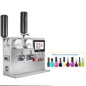 easy operate liquid uv gel double head nail polish filling machine oil polish filling machine
