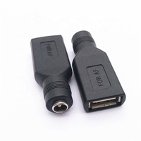 USB a mâle vers femelle 5.5mm X 2.1mm DC adaptateur secteur chargeur connecteur pour téléphones mobiles Type adaptateur d'alimentation