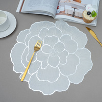 Nouveau 2025 – Tapis de table polyvalent en PVC style nordique, doré à chaud, 38 cm – Sous-verre anti-brûlure, support à fruits, tapis pour vase