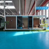 Maison conteneur préfabriquée modulaire de luxe, pliable, avec une durée de vie de 30 ans, pour hôtel, villa ou complexe hôtelier