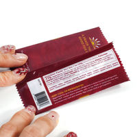 Bolsa de Embalaje Individual Tipo Link de un Solo Uso OEM, Bolsa Sellada con Ventana Transparente para Envasado de Productos Alimenticios