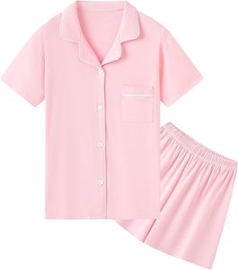 Ensemble de pyjamas pour filles nouvel <span class=keywords><strong>été</strong></span> personnalisé vêtements décontractés à manches courtes pour enfants vente en gros ensemble de pyjamas d'<span class=keywords><strong>été</strong></span> pour bébé fille - Product Image 5