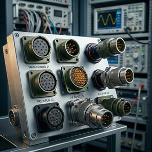 Connecteur circulaire robuste de série MIL Spec 26482 MIL-C-26482 MIL-DTL-26482, fiche à 2-41 broches, contacts MS3116F MS3112E, baïonnette - Product Image 3