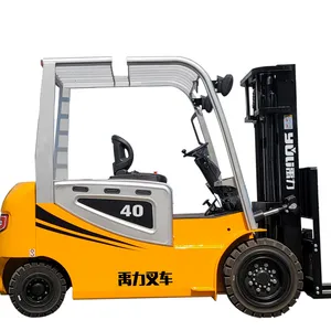 CE Certificate 4 ton Smart Mini lithium battery Electric Forklift with 2 Stage Mast forklift