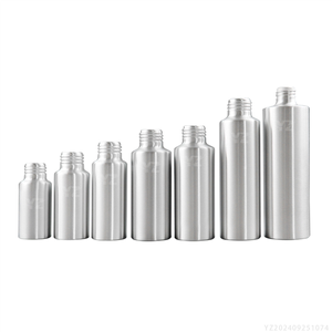 30ml 50ml 100ml 120ml 150ml 200ml 250ml 300ml 500ml Aluminium Bottle with Metal Silver Screw Cap - Product Image 4