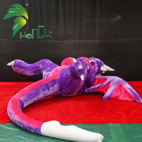 Nouveau jouet gonflable en peluche dragon violet Hongyi 2026 personnalisé