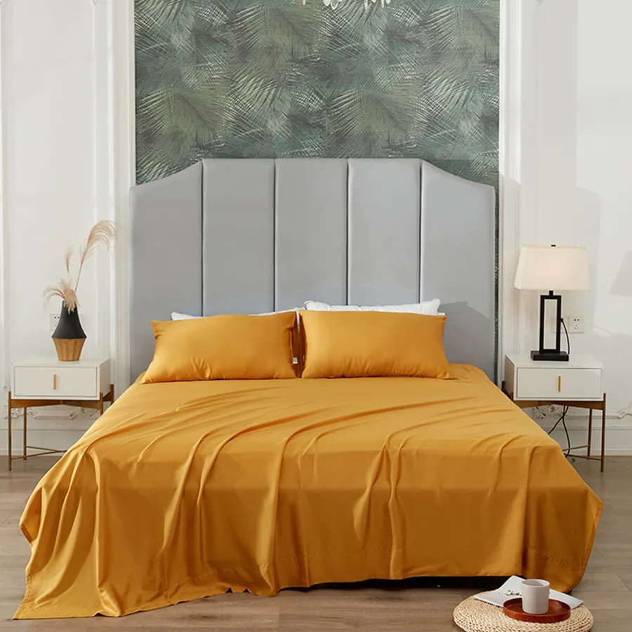 Wholesale 100% Bamboo Lyocell Fabric Printed Bedsheet Comforter Sets Bedding Luxury