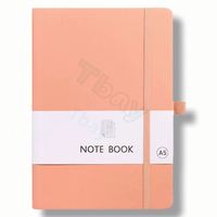 Carnet de notes/agenda à couverture rigide personnalisé à pois, avec bande élastique, en grille épaisse de qualité supérieure, modèle 2026