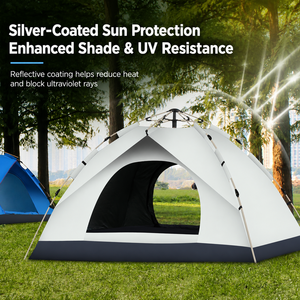 Automatic <b>Pop</b> <b>up</b> Camping <b>Tent</b> Outdoor Portable Double Layer <b>Waterproof</b> Folding Quick Open Beach <b>Tent</b> - Product Image 4