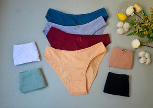 YCH Culotte triangulaire en coton respirant sans couture de grande taille <span class=keywords><strong>pour</strong></span> femmes obèses - Product Image 4