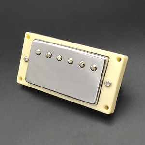 Micros Humbucker pour <span class=keywords><strong>guitare</strong></span> électrique LP, cadre noir et or, micros à double bobine de 50 mm pour le manche et de 52 mm pour le pont, pour <span class=keywords><strong>guitare</strong></span> de style LP - Product Image 3