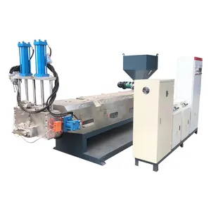 New Design Pp Pet Pvc Hdpe Plastic Granules Double Screw Extruder plastic Pellet Making Machine