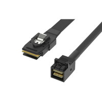 Mini câble SAS SFF-8087 à angle droit à SFF-8643 pour des applications électroniques