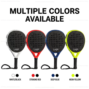Raquette de paddle-tennis personnalisée en fibre de carbone avec noyau en mousse EVA à mémoire de forme - Product Image 2