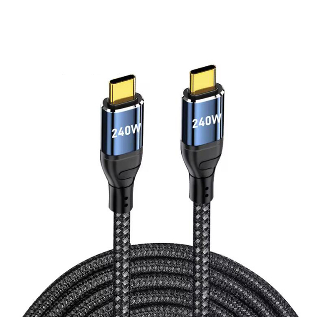 240W USB C USB C Cable USB Type C Male Male Cable 480Mbps 48V 5A Fast Charging Compatible IOS Car 0.5M 1M 1.5M 2M 3M Length