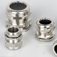 En stock – Presse-étoupe industrielle étanche M88 (14-18mm) IP68 en laiton nickelé haute tension pour câble métallique