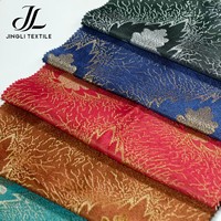 Tissu Jacquard Personnalisé à Motifs et Couleurs Assorties pour Rideaux, 100% Polyester, 180 g/m², Occultant, Isolant Thermique, Tissé, Échantillon, Production en Vrac