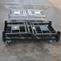 Chariot de transport d'éclairage en aluminium léger, pliable et empilable, robuste, Chauvet CP Rack, pour éclairages de scène, LED, DJ et projecteurs mobiles