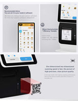 Terminal Punto de Venta TC TOUCH K12 de 15.6 Pulgadas con Sistema Android/Windows, Kiosco de Autoservicio con Escáner, Impresora y Soporte de Pared para Restaurantes y Comercios Minoristas