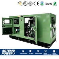 Générateur diesel silencieux 35KW 90KW 160KW 200KW 60Hz 220V/440V Triphasé avec contrôle Deepsea, faible niveau sonore, pour station de télécommunication