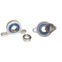 Roulement à flange ovale auto-alignant en acier inoxydable SUFL000 SUFL001 SUFL002, boîtier en alliage de zinc, précision P6, longue durée de vie