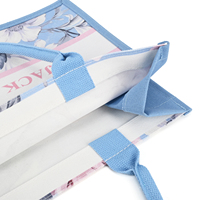 Sac fourre-tout multifonctionnel en toile vierge pour sublimation, sac de shopping réutilisable en coton personnalisé