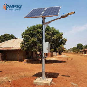 Farola Solar Hepu con Batería de Litio y Alimentación CA/CC para Iluminación de Carreteras Rurales con Clasificación IP65 - Product Image 1