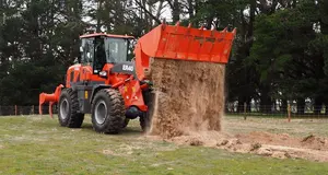 Everun Er40 Machinery With EPA4/EURO5 Engine Front End Bucket Articulated Compact Mini Wheel Loader