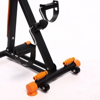 Mini stepper domestique en acier à double usage (mains et pieds) pour personnes âgées, avec vélo d'exercice pour l'entraînement des membres supérieurs, capacité nominale de 150 kg