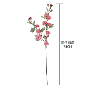 CallaFloral Artificial Camellia <b>Flower</b> <b>Single</b> Branch Polyester Indoor Home Decoration - Product Image 4