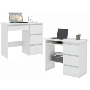 Juego de Muebles Modernos de Melamina Blanca, Panel MDF, Escritorio de Oficina, Armario, Cómoda, Estantería, Venta al Por Mayor - Product Image 2