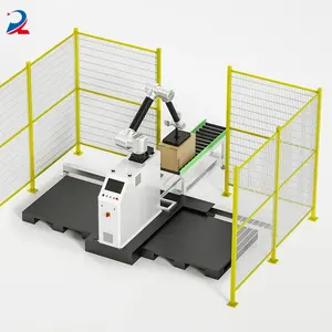 Máy Làm Pallet Tự Động Máy Palletizer Quay Robot Cho Hộp Carton