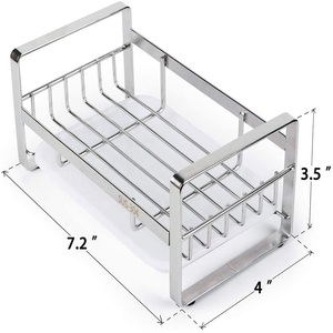Moderno Soporte de Acero Inoxidable para Paños de Cocina y Grifo, Montado en la Pared, para Uso en Hoteles - Product Image 5